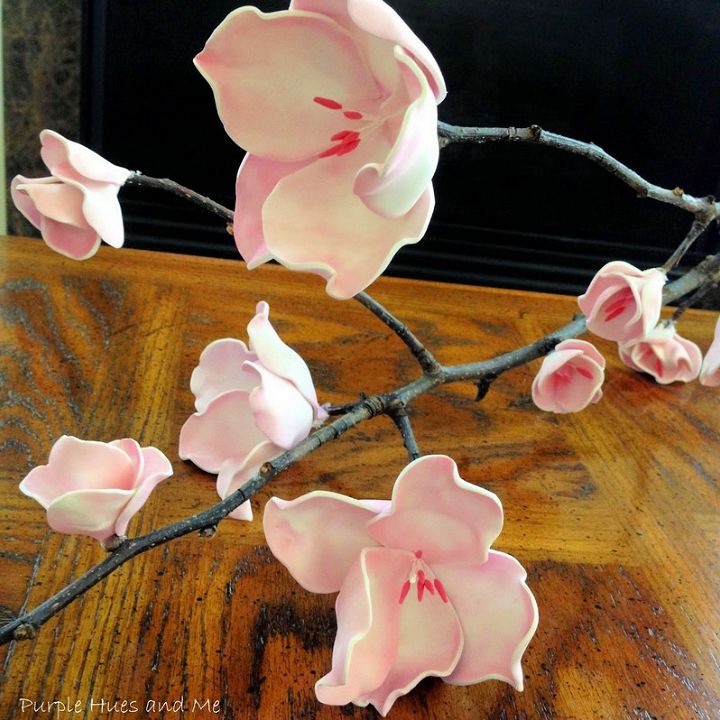 Cherry Blossom Foam Flowers DIY