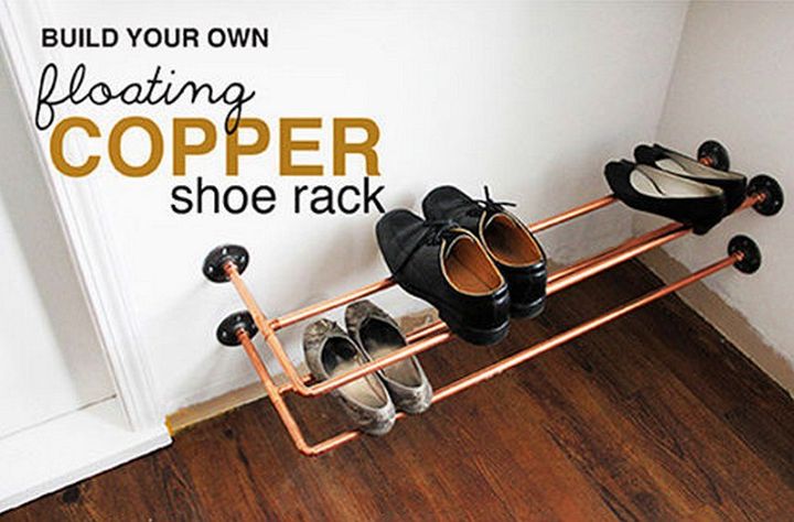 Copper Shoe Rack