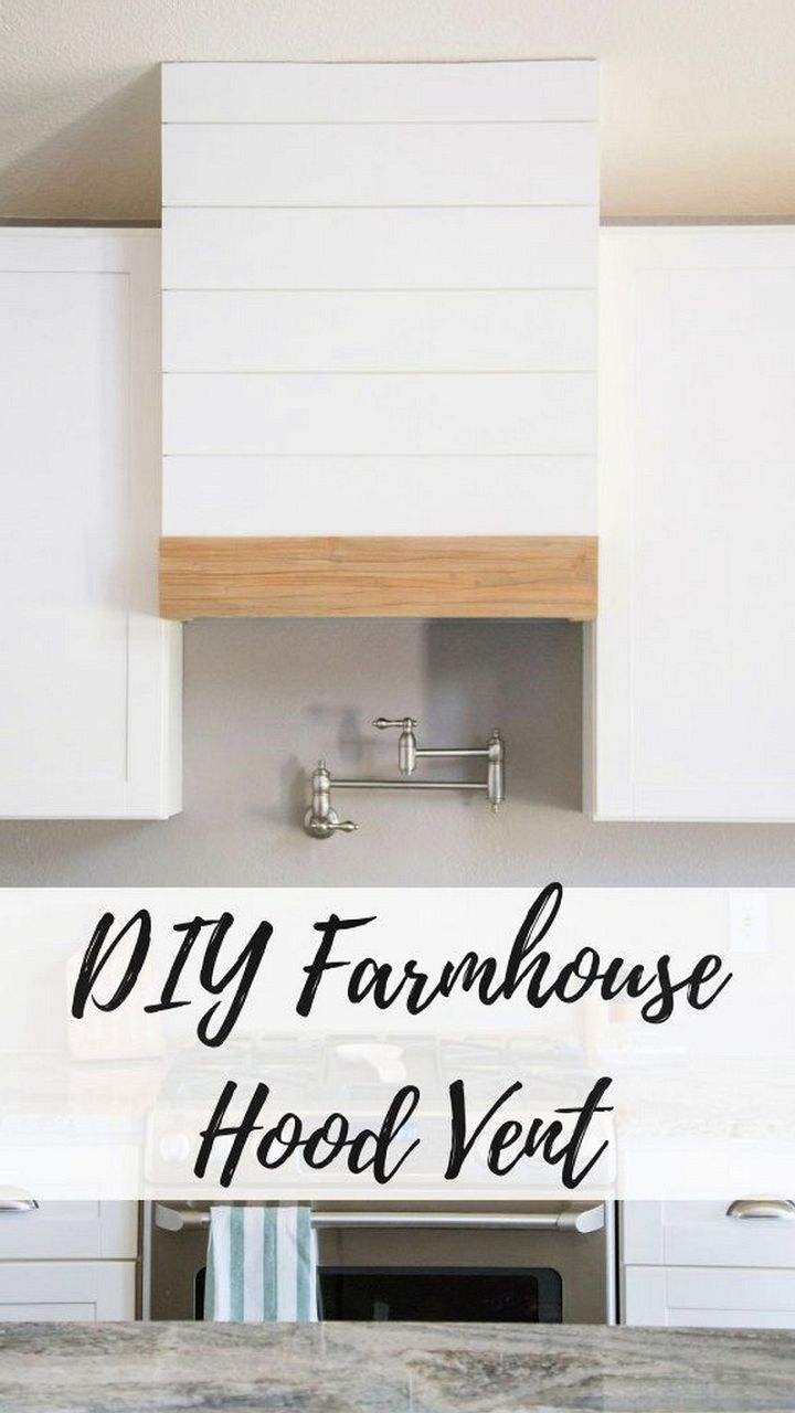 DIY Farmhouse Hood Vent