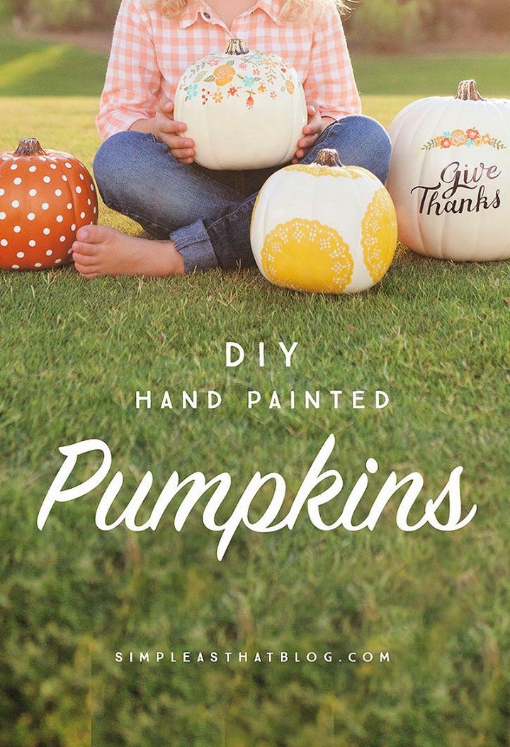 DIY Hand Painted Pumpkins You Can Use Year After Year