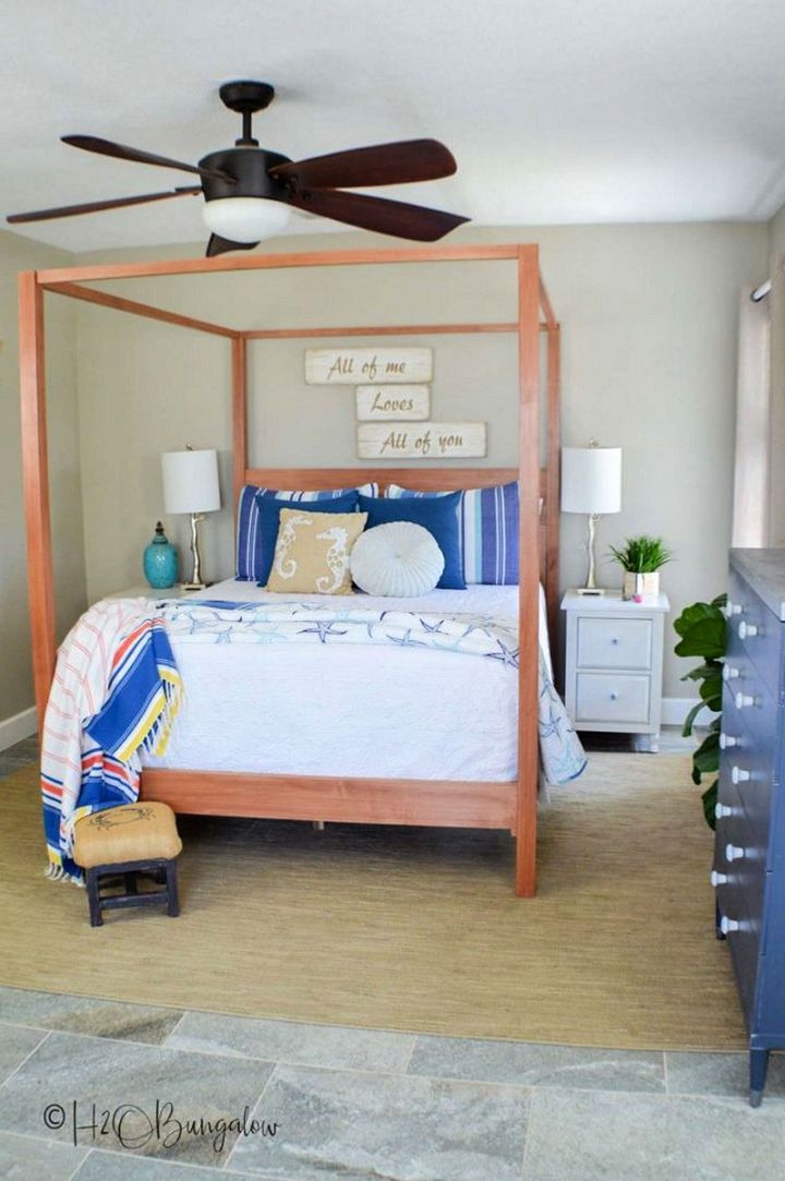 DIY Queen Bed Frame Plans Tutorial