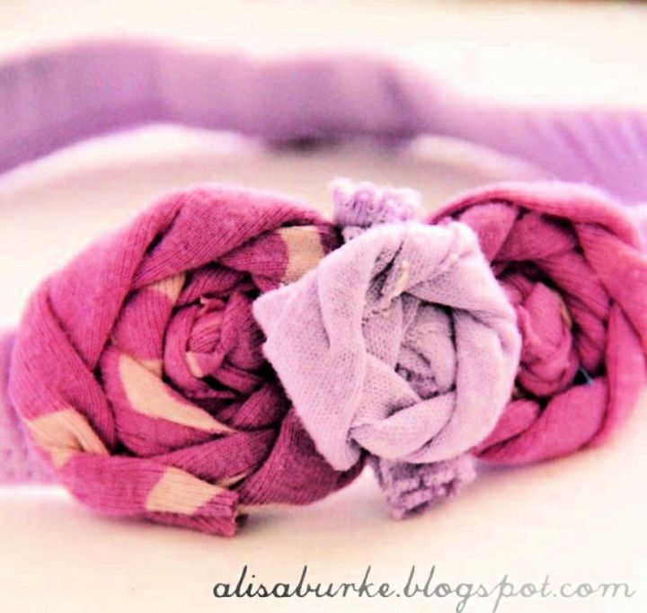 DIY Rolled Roses Idea