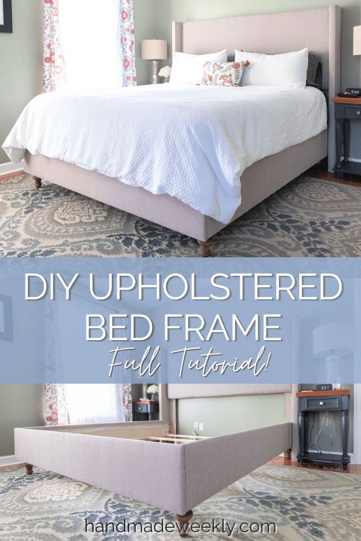 DIY Upholstered Bed Frame