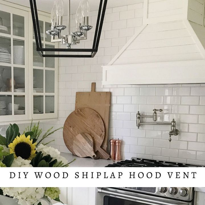 DIY Wood Shiplap Hood Vent