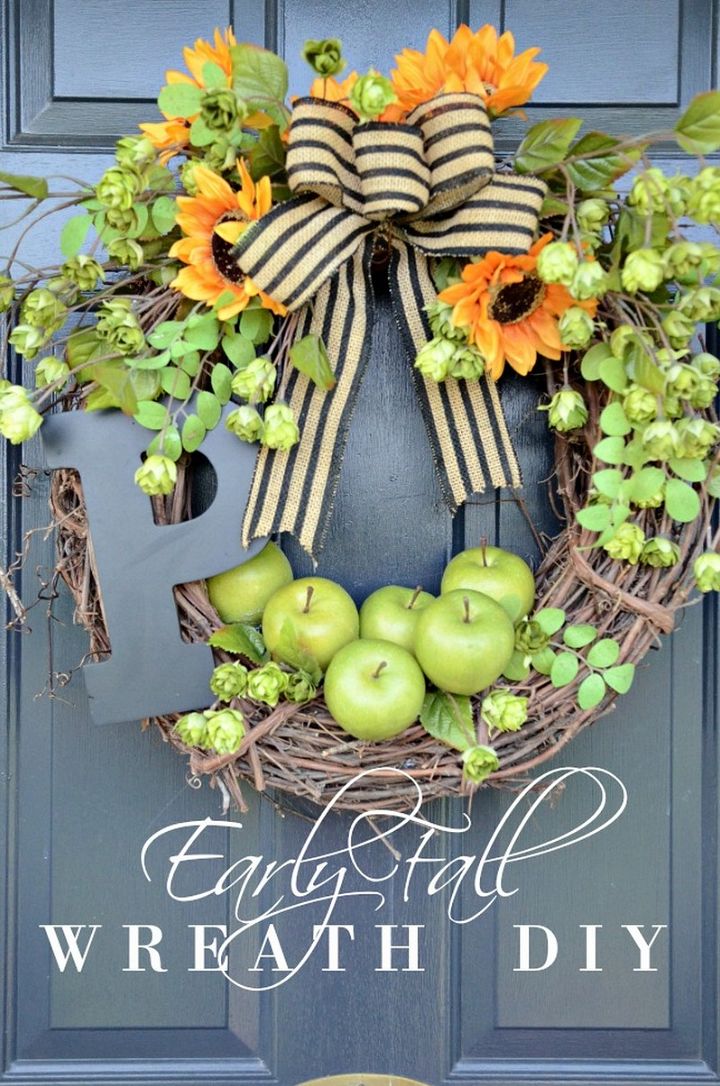 Early Fall Wreath DIY
