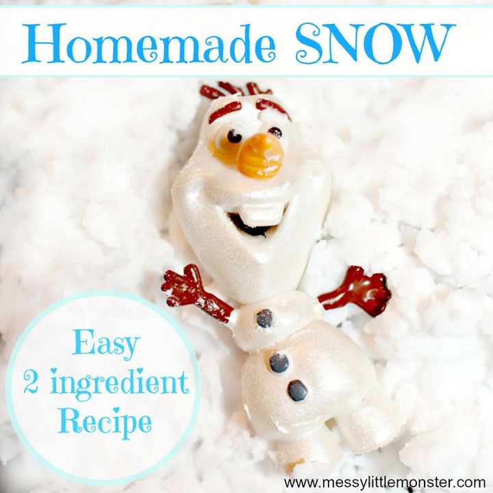 Easy Homemade Fake Snow Recipe