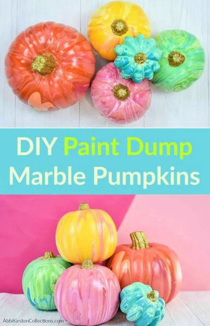Easy Painted Pumpkins for Fall and Halloween