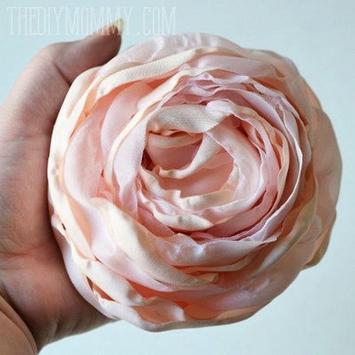Fabric Peonies and Cabbage Roses The DIY Mommy
