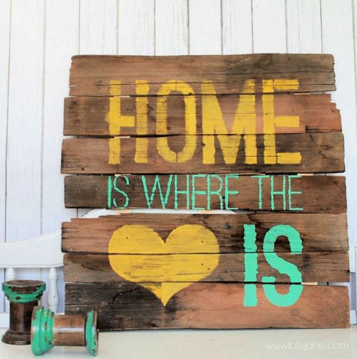 Home is Where the Heart is Sign