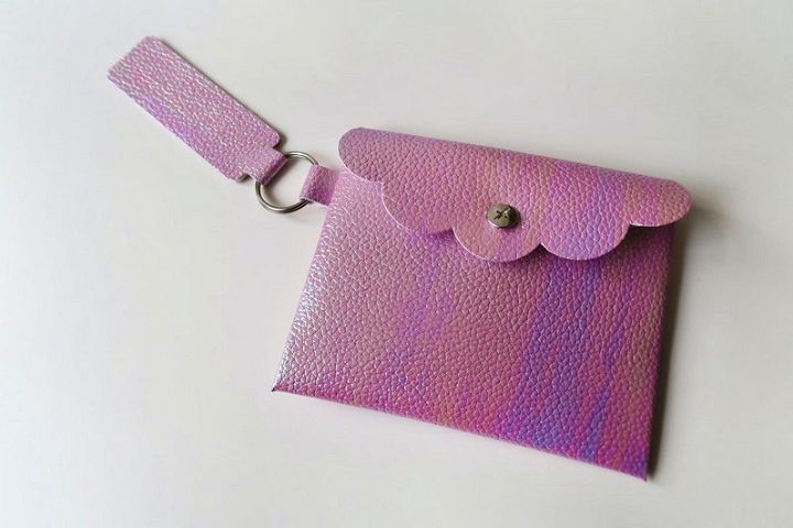 How To Make A No Sew Faux Leather Coin Purse