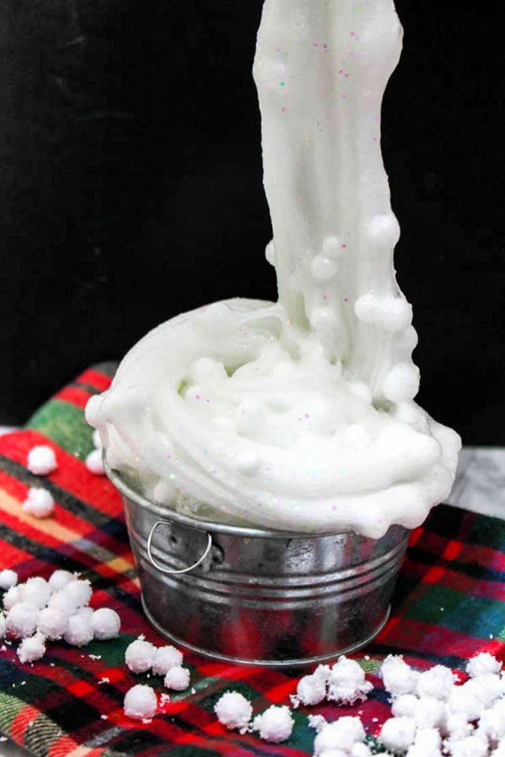 How To Make Homemade Snowball Slime