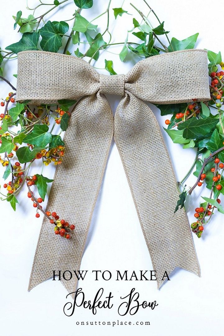 How to Make a Bow for a Wreath