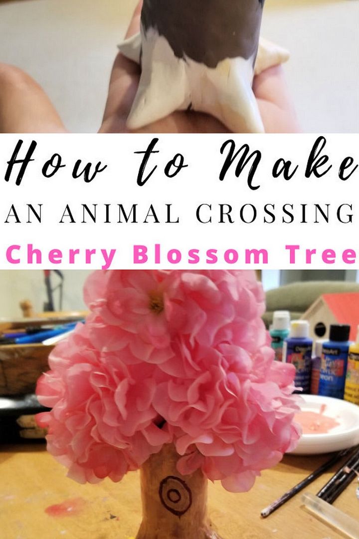 How to Make an Animal Crossing Cherry Blossom Tree