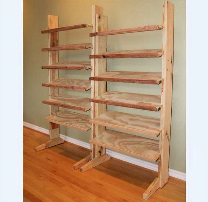 22 Easy DIY Shoe Rack Plans For Small Space - Susie Harris