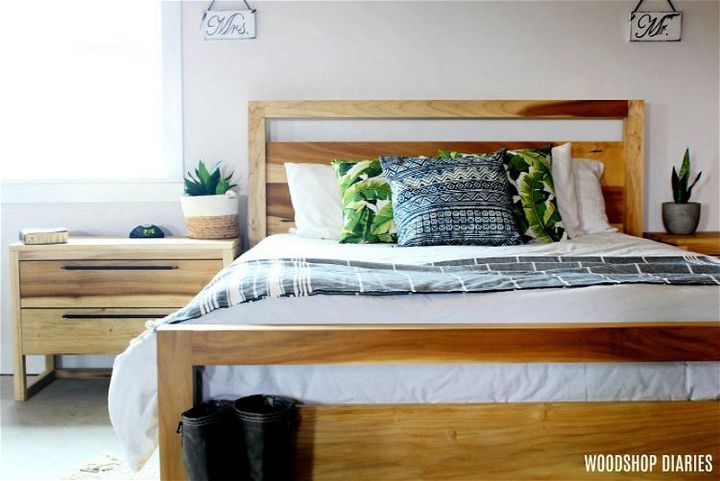 Modern DIY Bed Frame