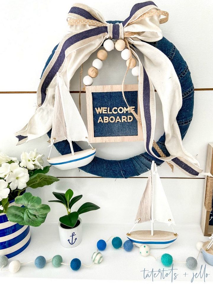 Nautical Summer Cottage Wreath