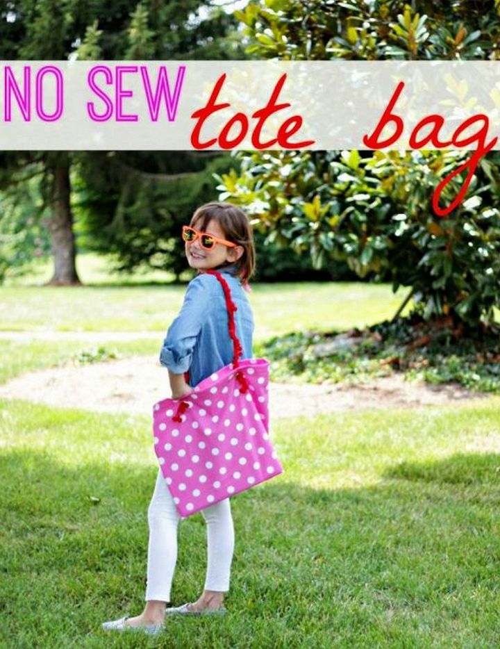 No Sew Tote Bag Get Out That Glue Gun