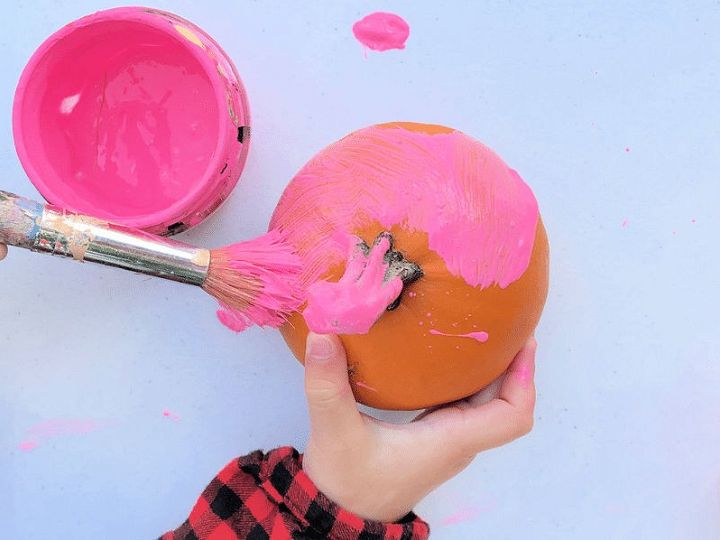 Try Painting Pumpkins for Halloween with Your Toddler
