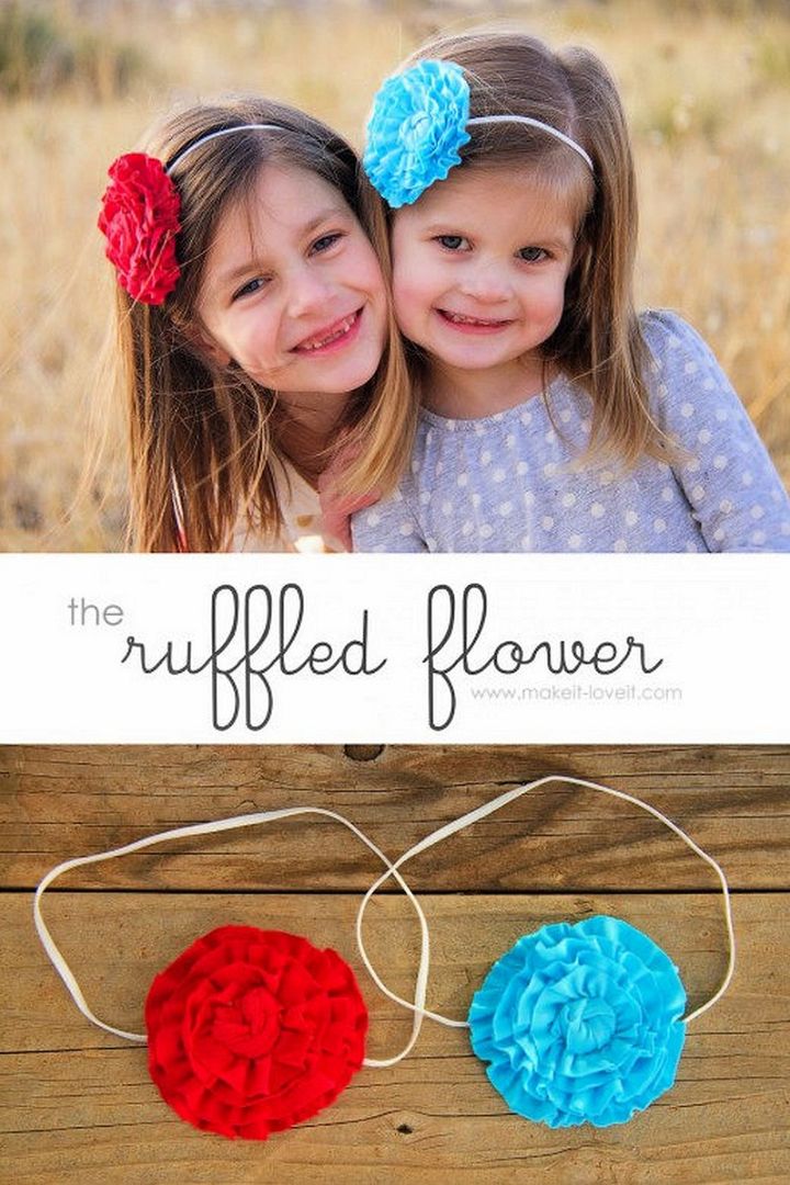 the ruffled flower