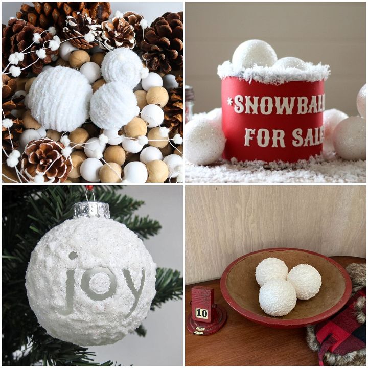 30 DIY Faux Snowballs That Are Very Joyful