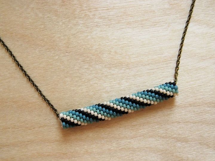 Beaded Bead Necklace