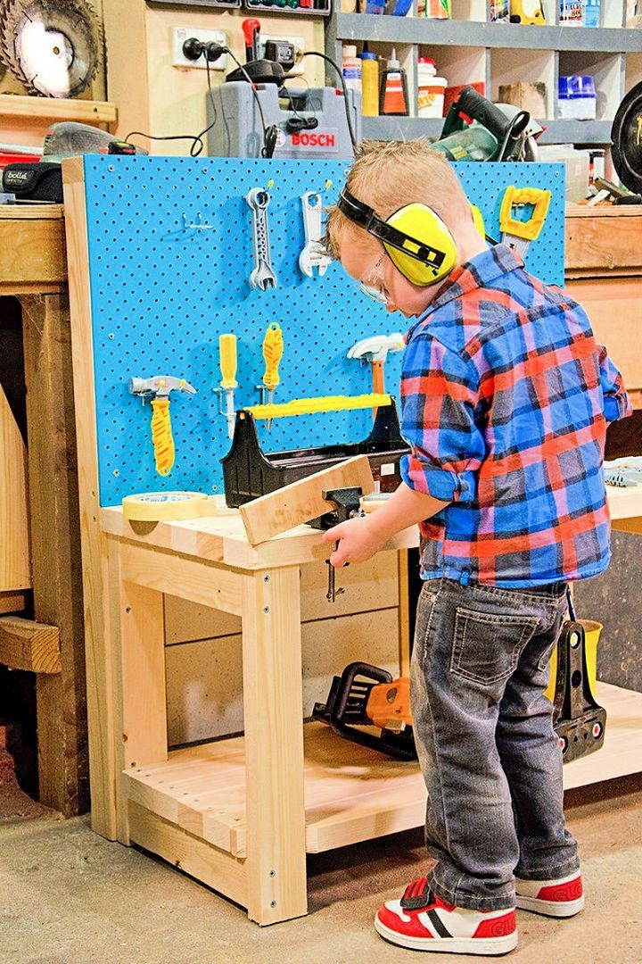 Build A Workbench For Your Kids