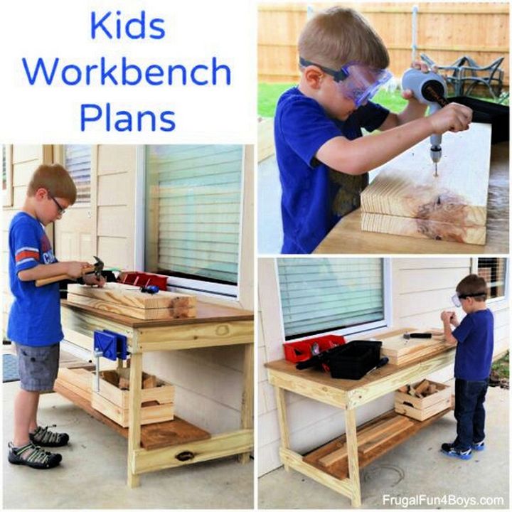 Build Your Own Kids Woodworking Space