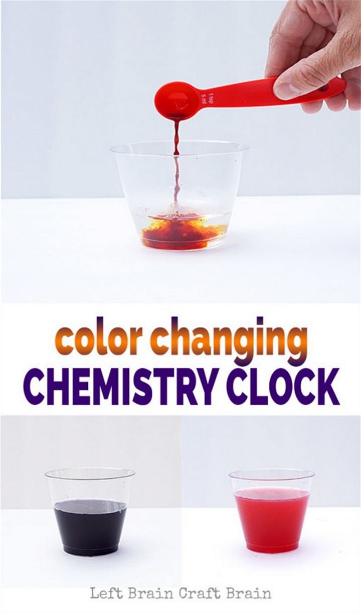 Color Changing Chemistry Clock