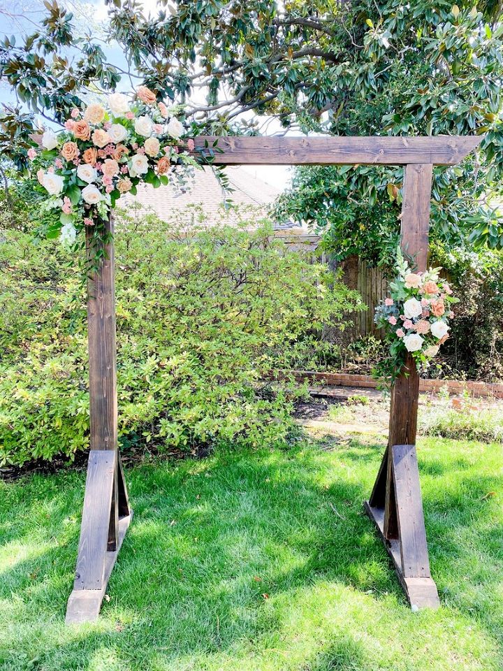 DIY Backyard Arbor by Bloom Culture Flowers