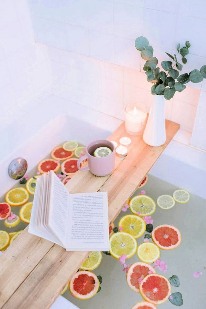 DIY Bath Caddy Tray 1