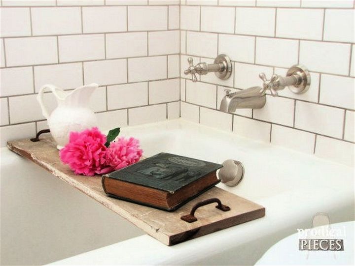 DIY Bathtub Tray Step by Step Tutorial