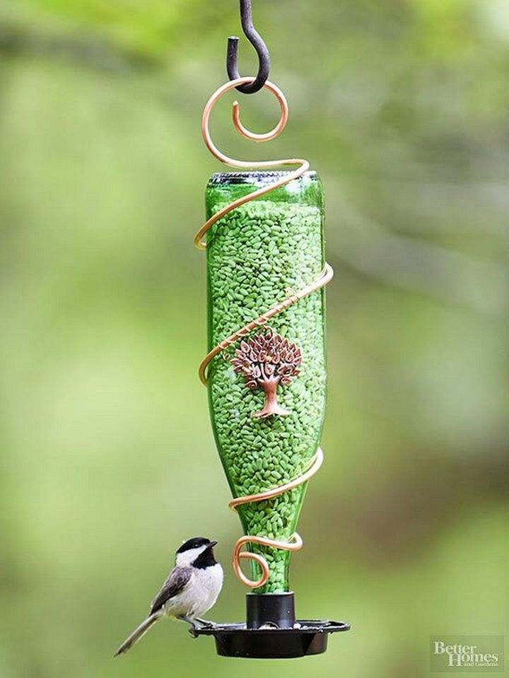 DIY Bottle Bird Feeders