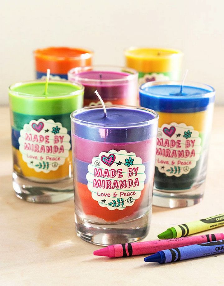 DIY Crayon Candles