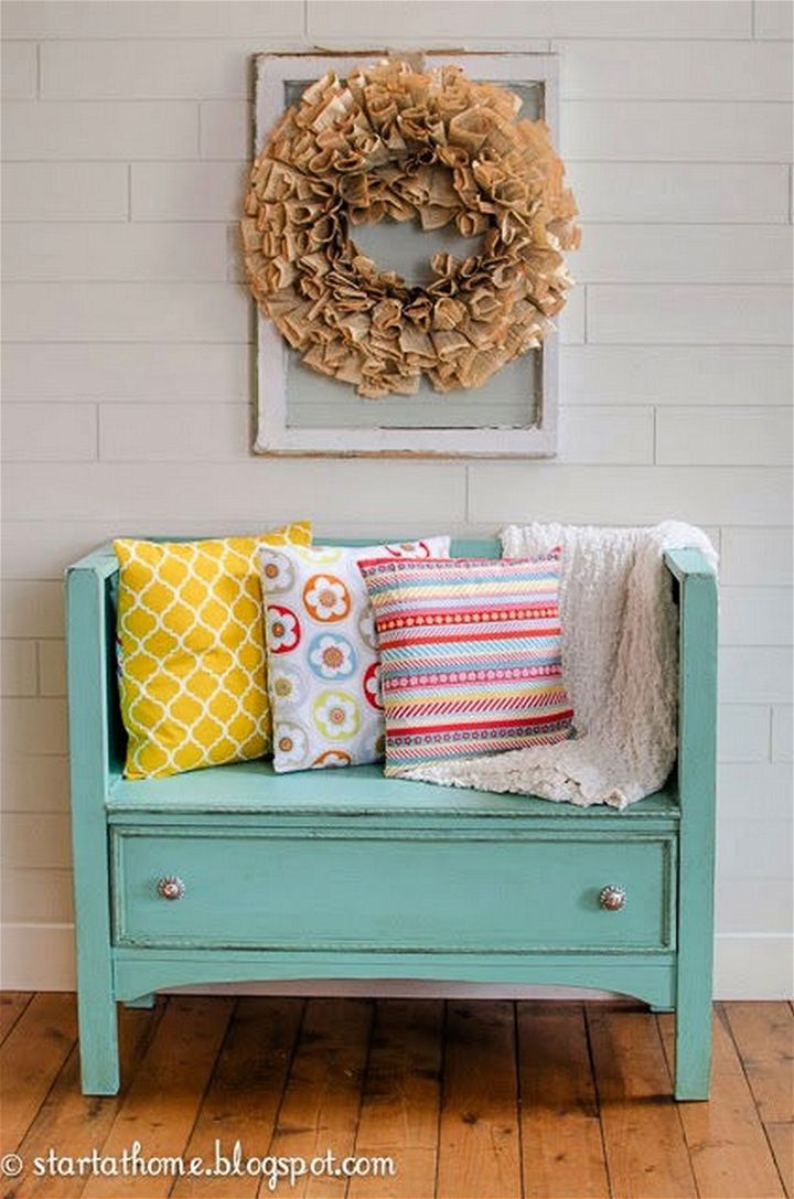 DIY Dresser Turned Bench Tutorial 1