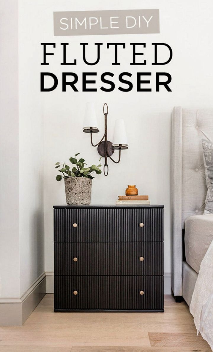 DIY Fluted Dresser 1