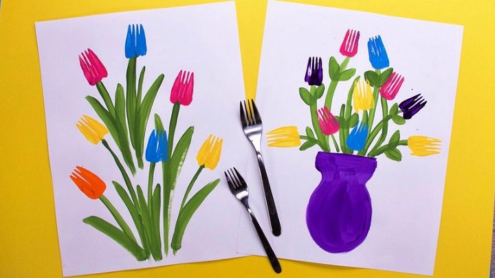 DIY Fork Flowers