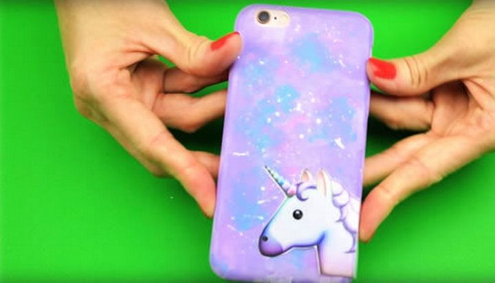 DIY Galaxy Unicorn Phone Case