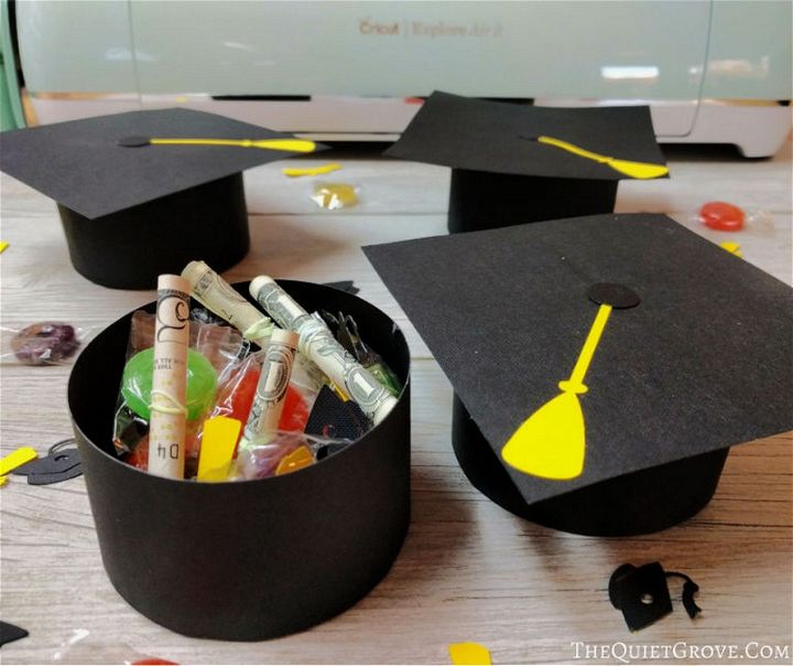 DIY Graduation Cap Gift Boxes