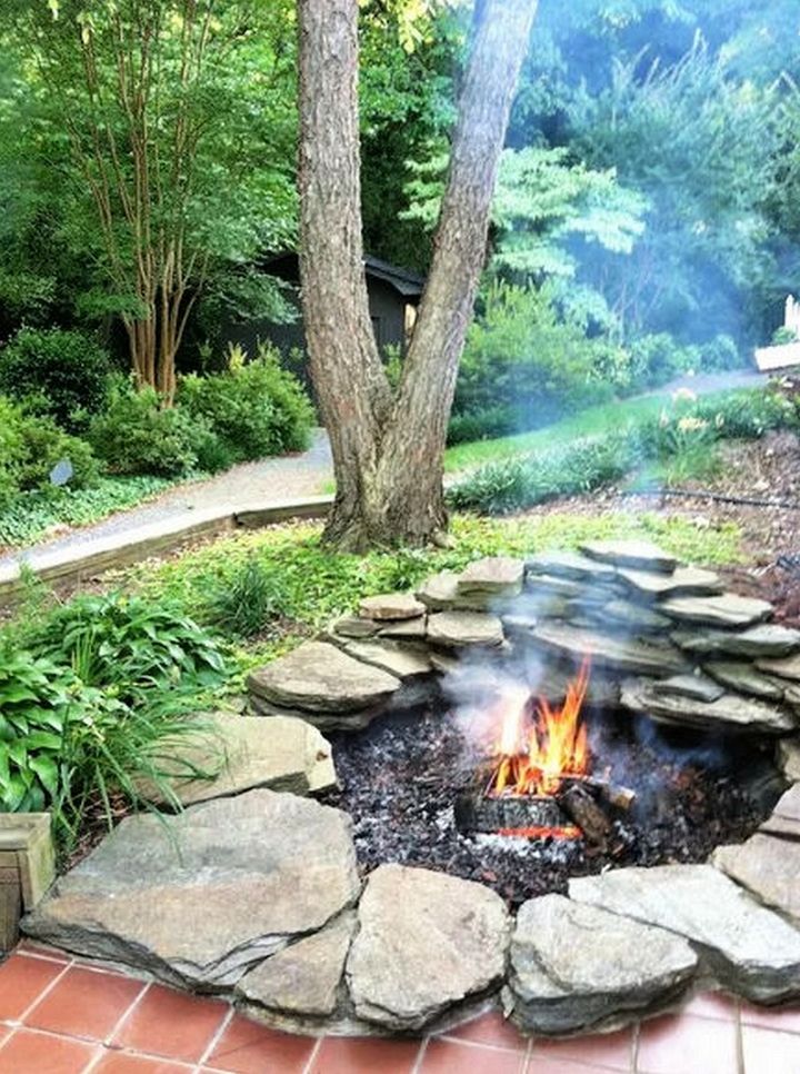 DIY Koi Pond Fire Pit