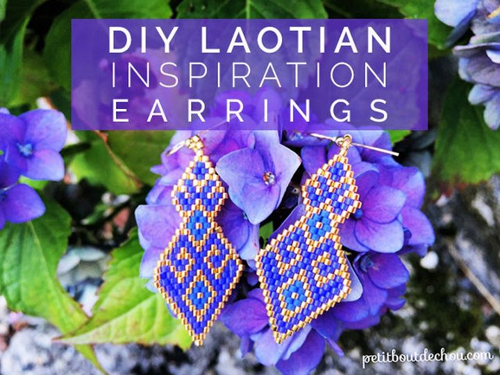 DIY Laotian Inspired Earrings