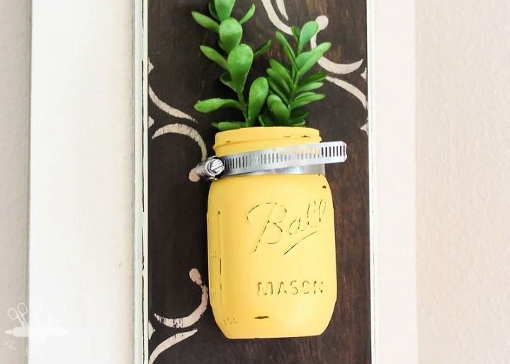 DIY Mason Jar Wall Vases