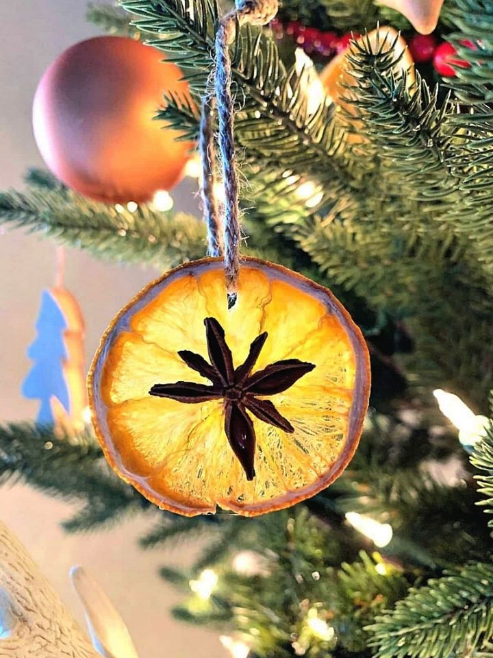 DIY Orange Slice Garland For The Tree