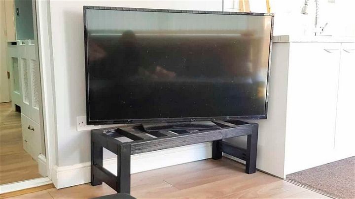 DIY TV Stand Scrap Wood Project