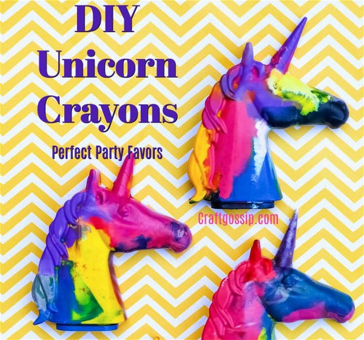 DIY Unicorn Crayons