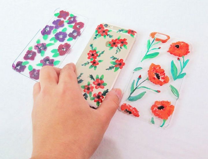 DIY Watercolored Phone Case