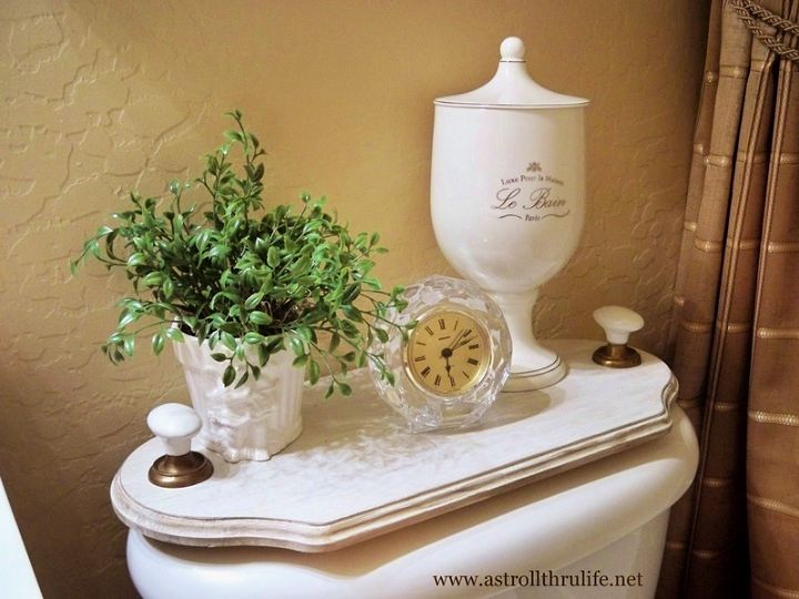 Easy DIY Bathroom Tray