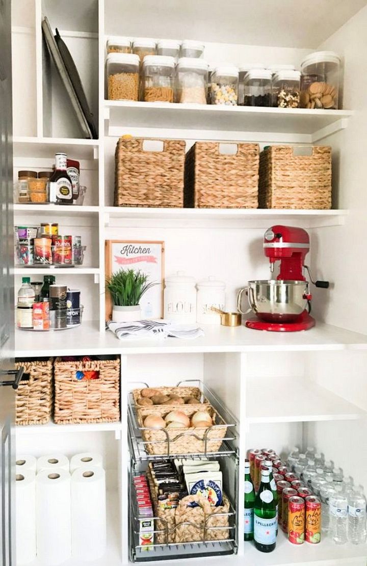 Easy DIY Pantry Shelving