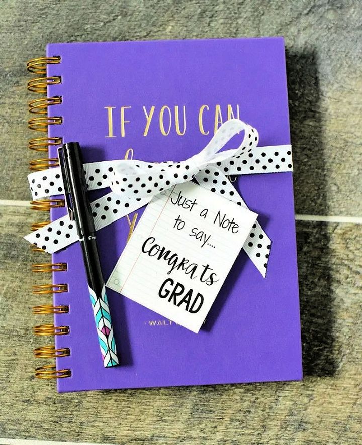 Easy Graduation NoteBook Idea