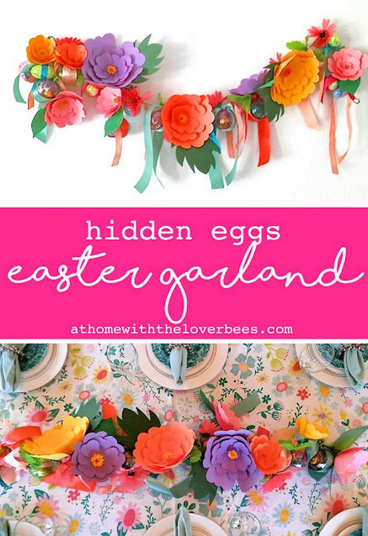 Egg Paper Flower Garland