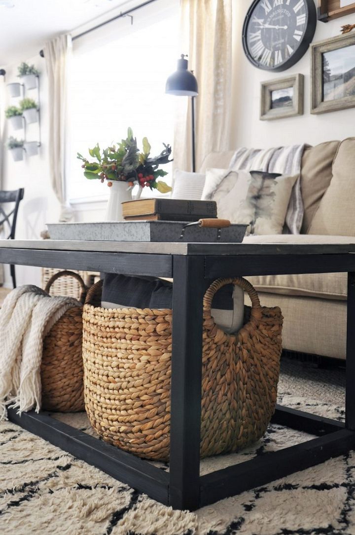 Farmhouse Coffee Table Free Plans